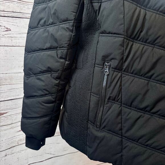 Nautica Black Quilted Puffer Jacket | Women’s XXL | Hooded, Warm & Cozy - Picture 5 of 10